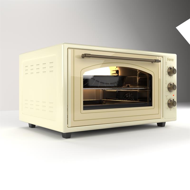 Ferre 45-710 Krem Rustik Mini Fırın