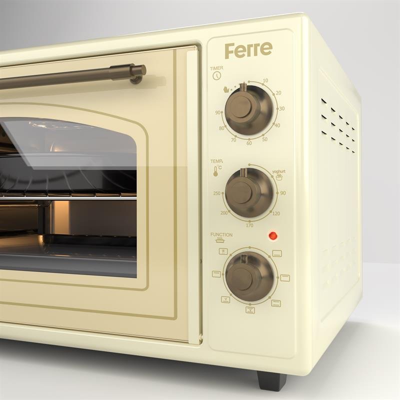 Ferre 45-710 Krem Rustik Mini Fırın