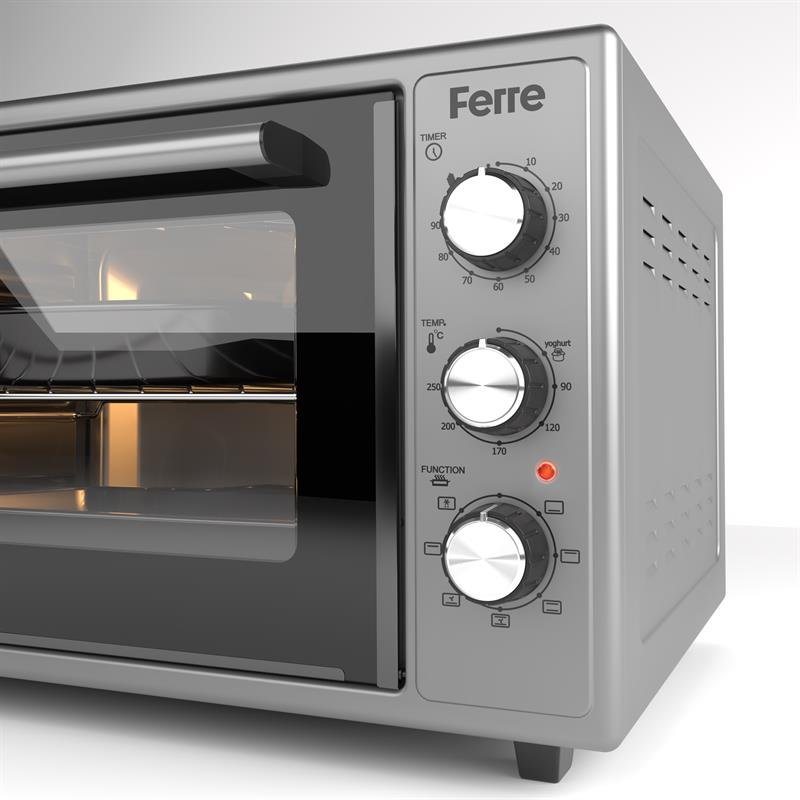 Ferre 45-710 Gri Mini Fırın