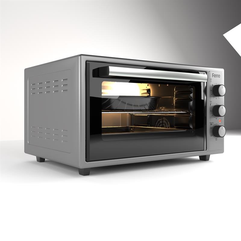 Ferre 45-500 Gri Mini Fırın