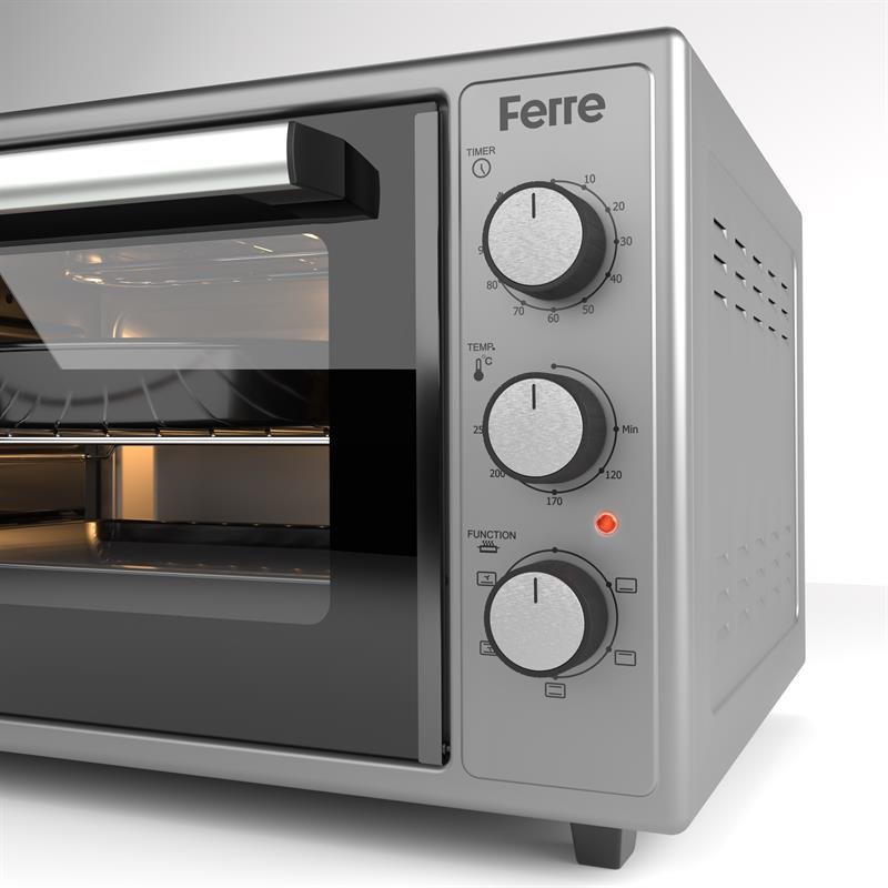 Ferre 45-500 Gri Mini Fırın