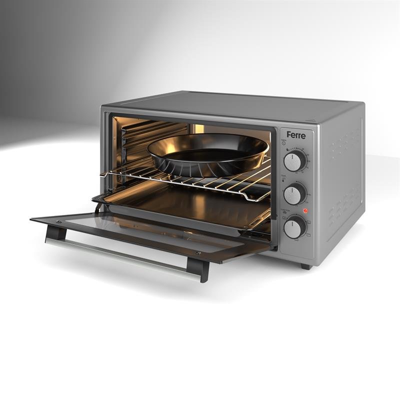 Ferre 45-500 Gri Mini Fırın