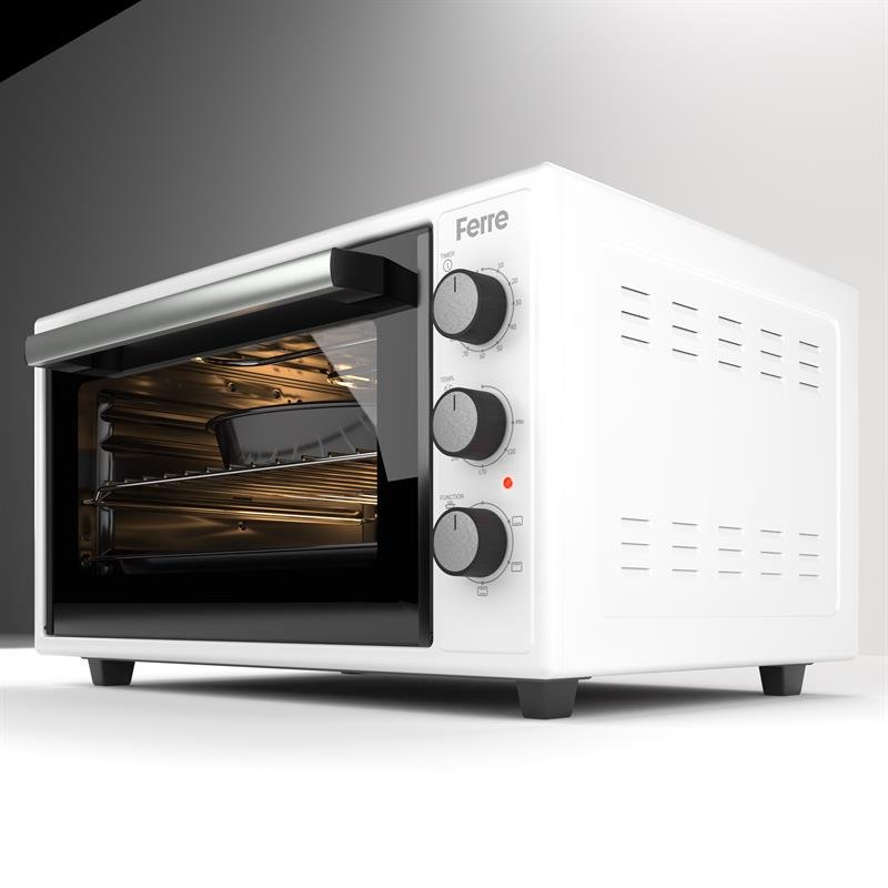 Ferre 45-500 Beyaz Mini Fırın