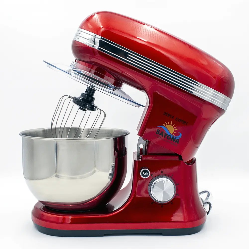 Sayona Hamur Yoğurma Makinası / Kırmızı (Model: SYN-777)