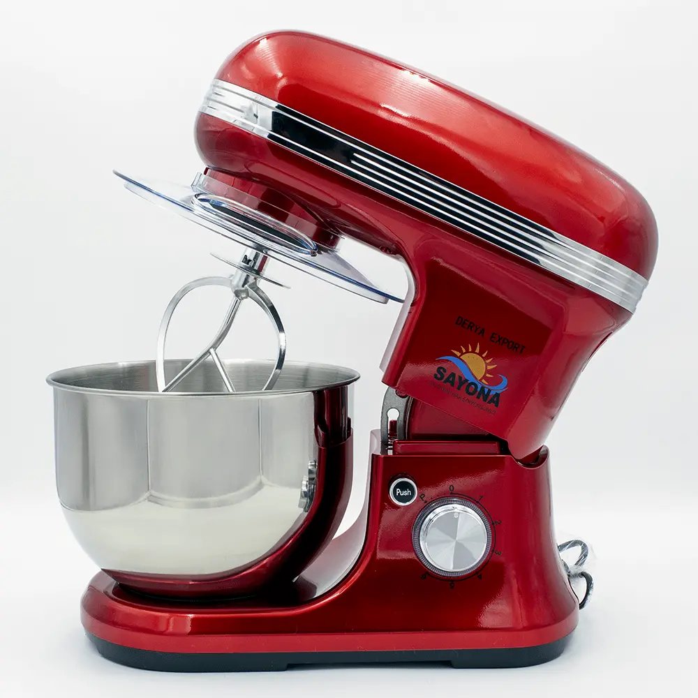 Sayona Hamur Yoğurma Makinası / Kırmızı (Model: SYN-777)