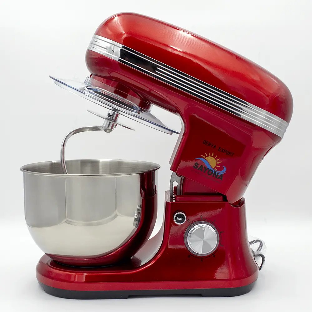Sayona Hamur Yoğurma Makinası / Kırmızı (Model: SYN-777)