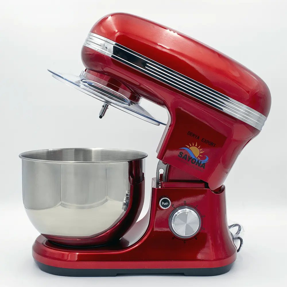 Sayona Hamur Yoğurma Makinası / Kırmızı (Model: SYN-777)