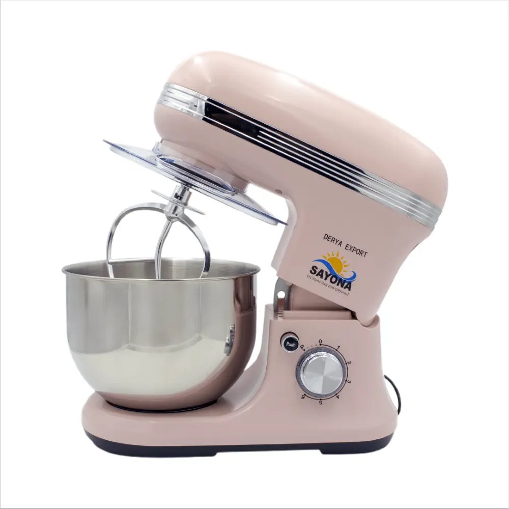 Sayona Hamur Yoğurma Makinası / Pembe (Model: SYN-777)