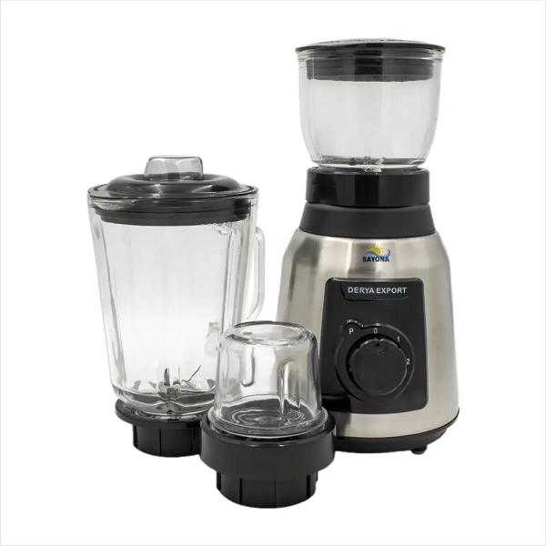 Sayona 3'lü Blander Set Gümüş (Model: SYN-702 D)