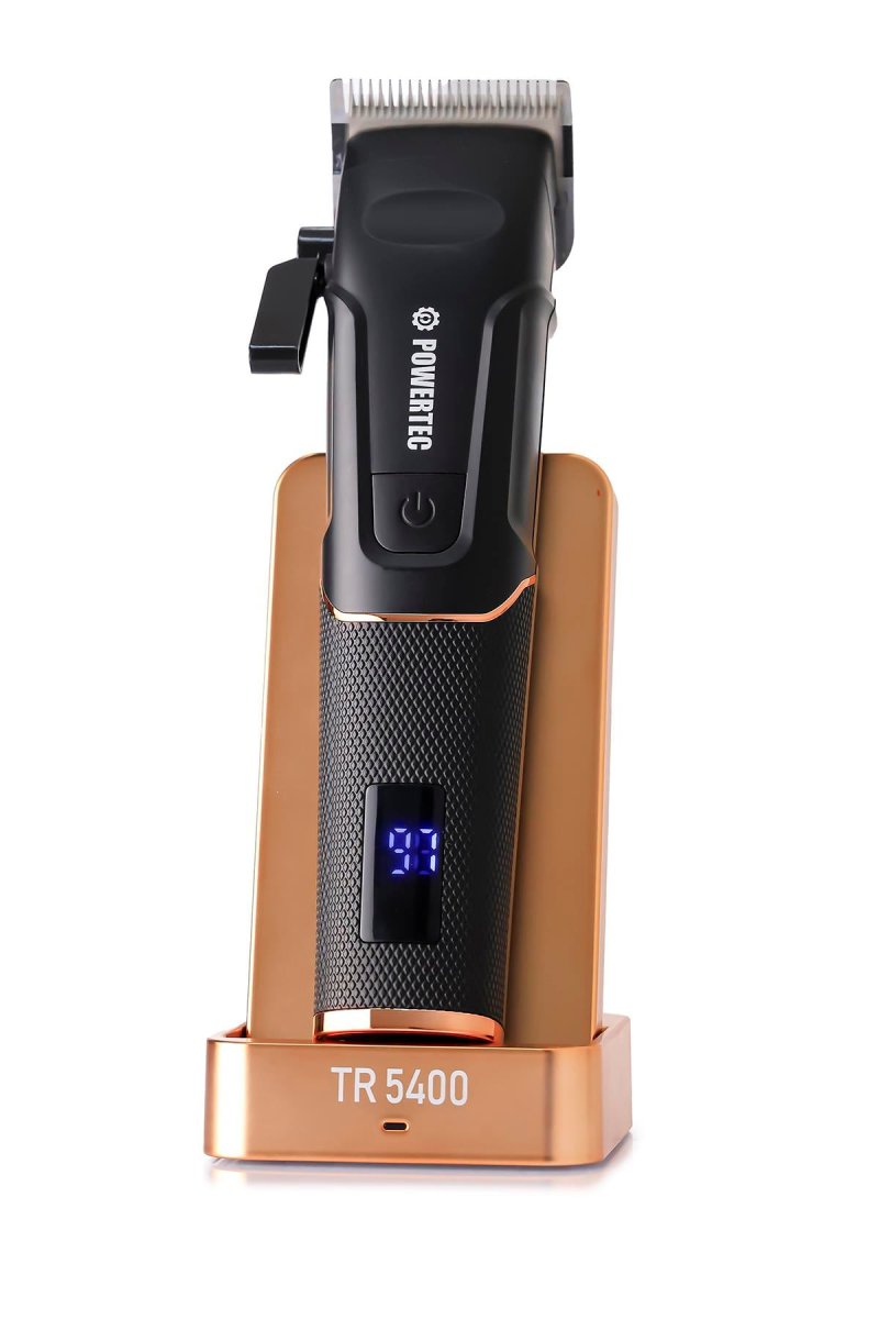 Powertec TR-5400 Saç & Sakal & Günlük Tıraş & Ense Çizim Profesyonel Berber Tıraş Makinesi 3'lü set