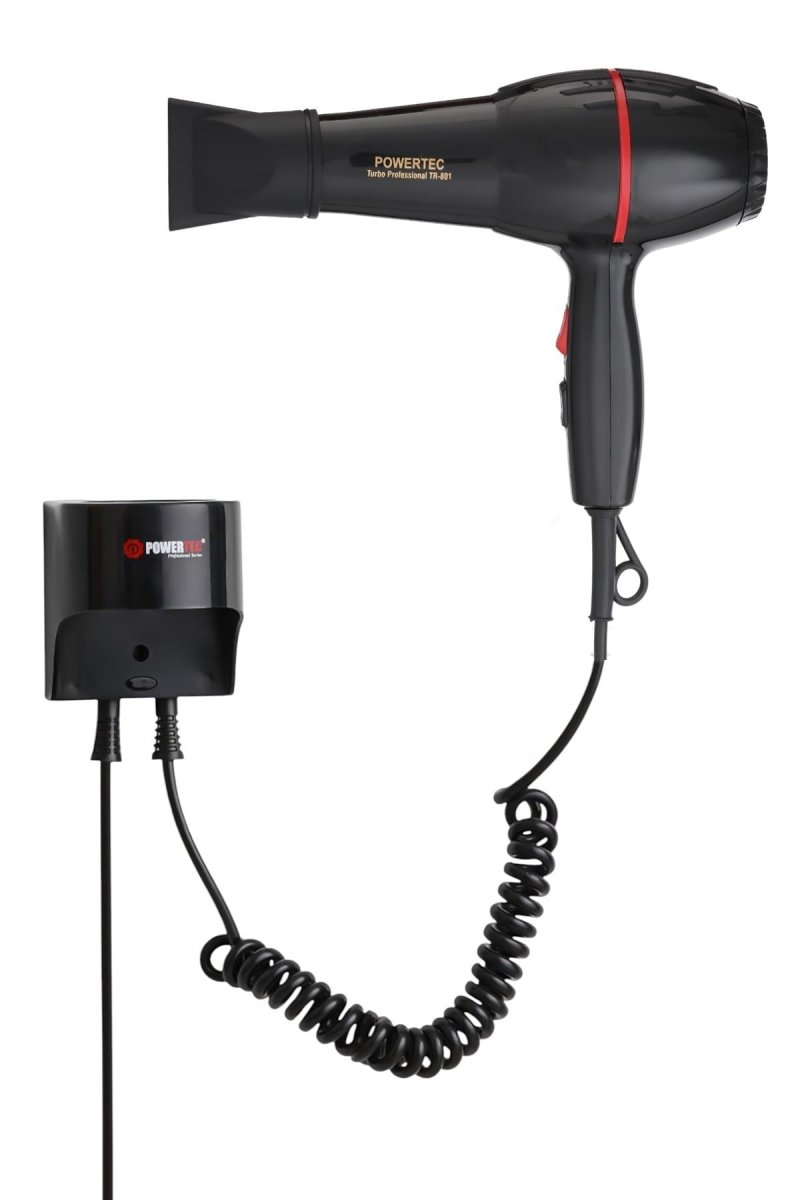 Powertec TR-301 Askı Aparatlı | Otel Tipi | Profesyonel Saç Kurutma & Fön Makinesi - SAÇ KURUTMA & FÖN MAKİNESİ