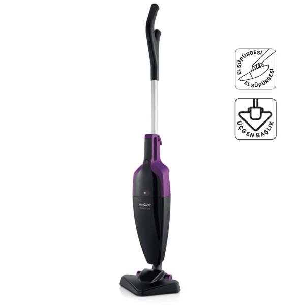 Arzum AR4075 Pronto Lux 2‘si 1 Arada Dikey Elektrikli Süpürge 800W, 1,5 L Toz Haznesi, Mürdüm