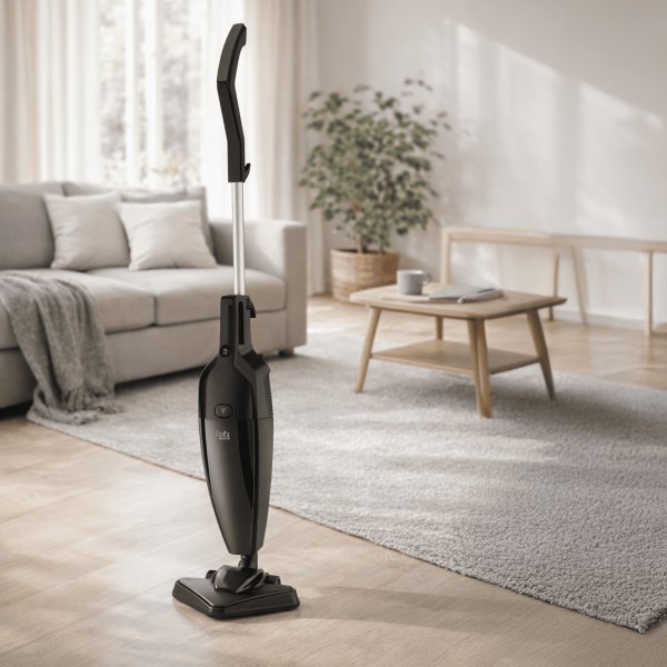 Arzum FL492 Polvo Pro Dikey Elektrikli Süpürge 800W, Yıkanabilir Filtre, 1.5 L Toz Haznesi, Siyah