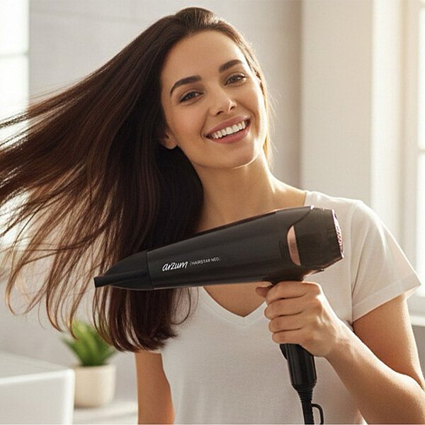 Arzum AR5134 Hairstar Neo Saç Kurutma Makinesi 2300 W,  Soğuk Hava Fonksiyonu, Siyah