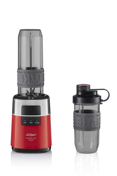 Arzum AR1148 Shake'n Take Dream Kişisel Smoothie Blender 500W, 4 Bıçaklı, Kırmızı