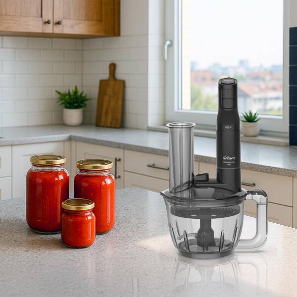 Arzum AR1187 Soprano Max Neo Multi Blender Seti 5 Fonksiyonlu 1200W, Beyaz