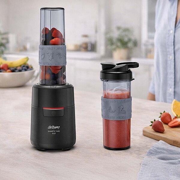 Arzum AR1192 Shake'N Take Duo Kişisel Blender, Siyah