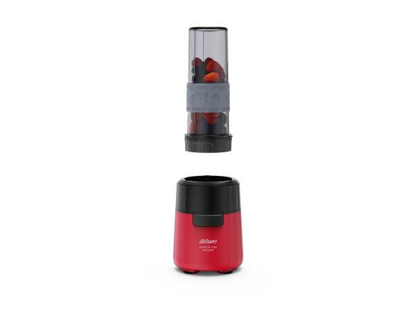 Arzum AR1196 Shake'N Take Megamix Sürahi Blender 550W, 1L Sürahi, 550 ml Taşınabilir Şişe, Kırmızı