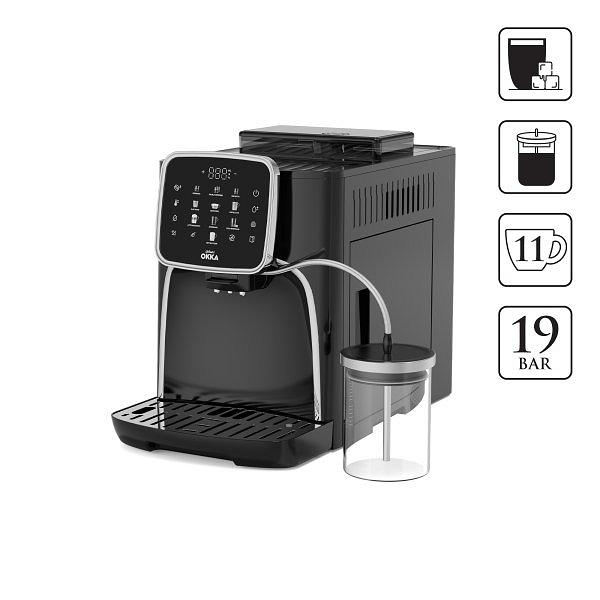 Arzum OK0028 Okka Espresso Pro M Tam Otomatik Espresso Makinesi, 11 Sıcak ve Soğuk İçecek, Krom