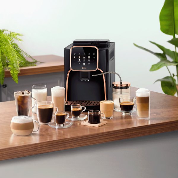 Arzum OK0028 Okka Espresso Pro M Tam Otomatik Espresso Makinesi, 11 Sıcak ve Soğuk İçecek, Krom