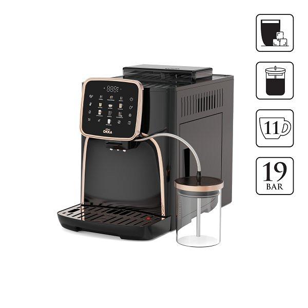 Arzum OK0028 Okka Espresso Pro M Tam Otomatik Espresso Makinesi, 11 Sıcak ve Soğuk İçecek, Bakır