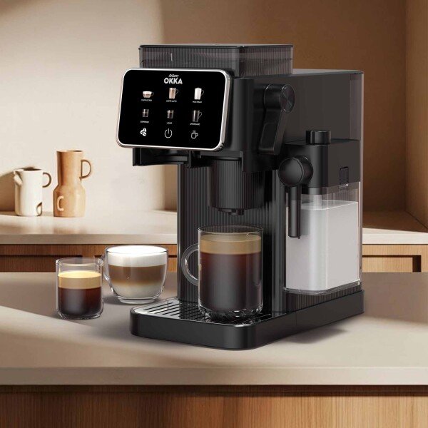 Arzum OK0047 Okka Barista Compact Otomatik Espresso Makinesi, Krom
