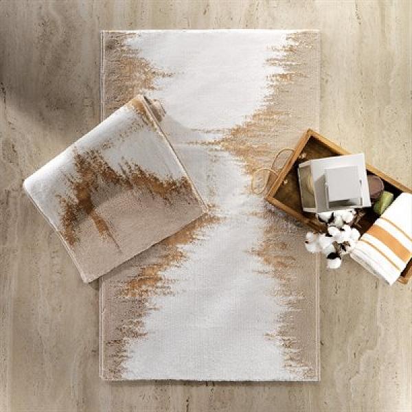 Schafer Home Natural 2 li Banyo Paspası-Gold