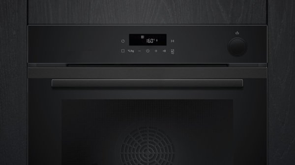 Siemens HR232GEB3 iQ300 Buhar Destekli Ankastre Fırın 60x60 cm Siyah Inox