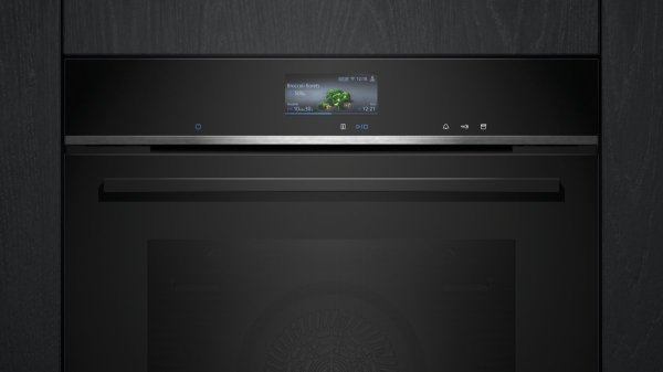 Siemens HR776G3B1 iQ700 Buhar Destekli Ankastre Fırın 60x60 cm Siyah
