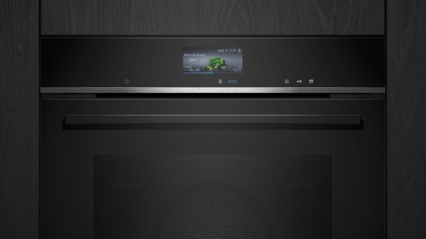 Siemens HS736G1B2 iQ700 Buharlı Ankastre Fırın 60x60 cm Siyah
