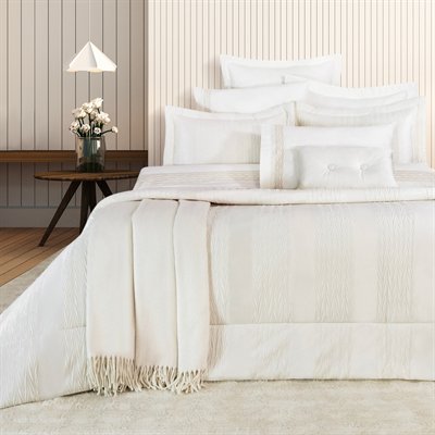 Schafer Home Diamond Çeyiz Seti 11 Parça-Krem