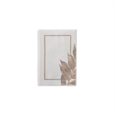 Schafer Home Leafy 2 Li Pamuk Floş Banyo Paspası-Bej