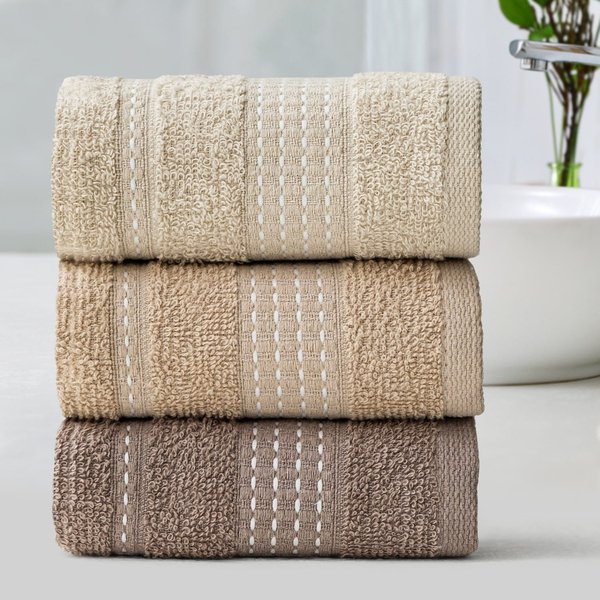 Schafer Home Liva 3 lü Havlu Seti 30x50 Cm-Asorti04