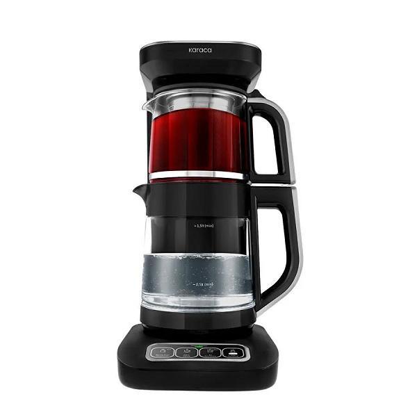 Karaca Çaysever Robotea Pro Connect 4 in 1 Cam Çay Makinesi Silver