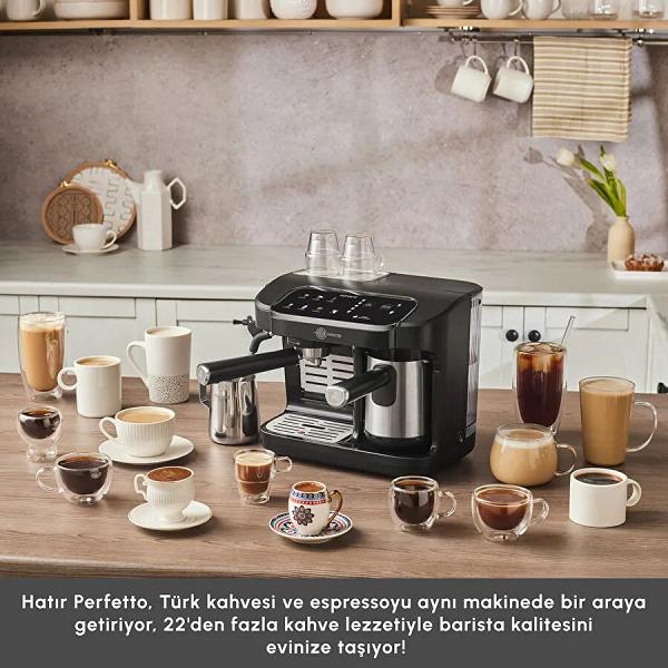 Karaca Hatır Perfetto Espresso ve Türk Kahvesi Makinesi