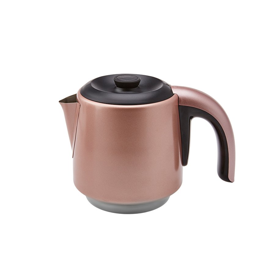 Karaca Daystar Çelik Demlikli 2 in 1 Çay Makinesi Rosegold