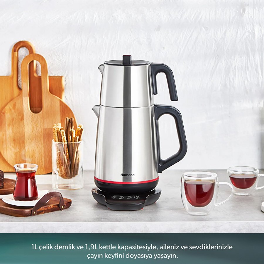 Homend Royaltea 1708H Dokunmatik Konuşan Çay Makinesi