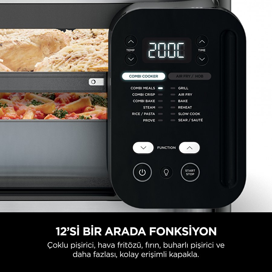 Ninja Combi All in One Multicooker Fırın ve Az Yağlı Pişirici Airfryer 12,5 L