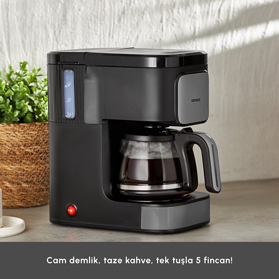 Karaca Just Coffee Aroma 2 in 1 Filtre Kahve Makinesi Space Gray