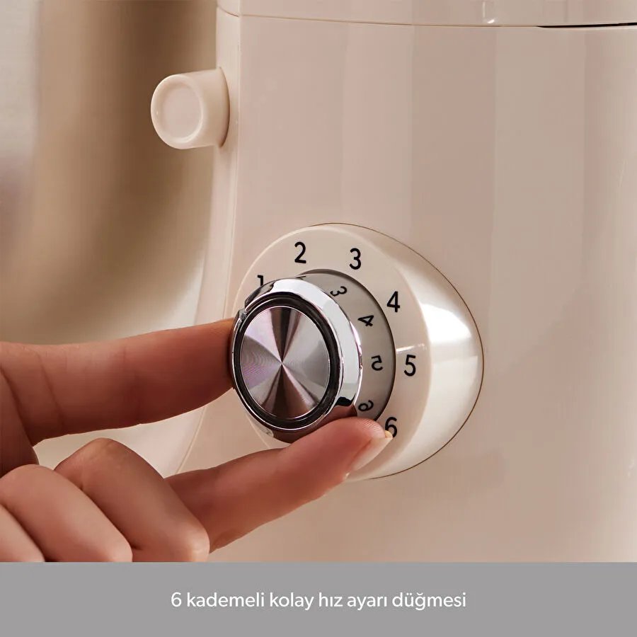 Homend Profashion 3082H Hamur Yoğurma Makinesi Krem 1200W 5,2L