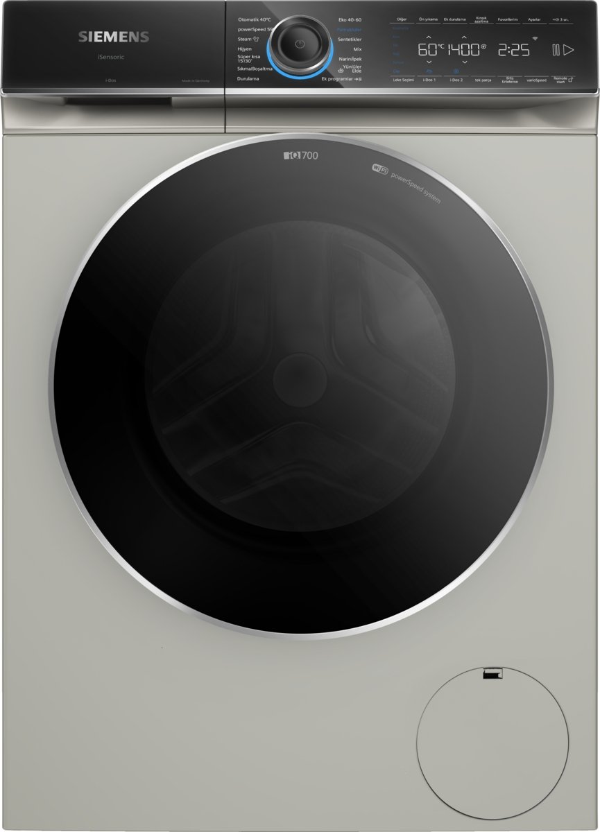 Siemens WG54B2ASTR iQ700 Çamaşır Makinesi 10 kg 1400 dev./dak., Gümüş