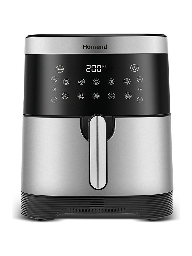 Homend Airfryday Inox 2512H XXXL Dokunmatik Ekran 10 Programlı Airfryer