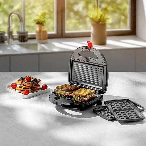 Homend Toastbuster 1325H Çıkarılabilir Waffle Plakalı Tost Makinesi