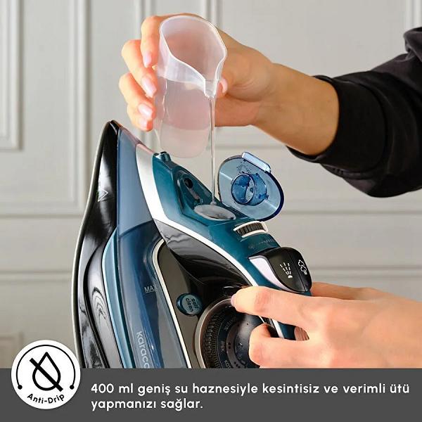 Karaca Vantuz Ultrasteam Buharlı Ütü Dark Blue