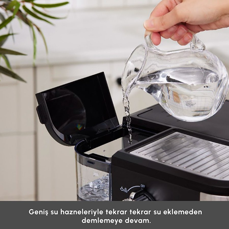 Karaca Coffee Art 2 in 1 Espresso ve Filtre Kahve Makinesi 1,5L 1800W