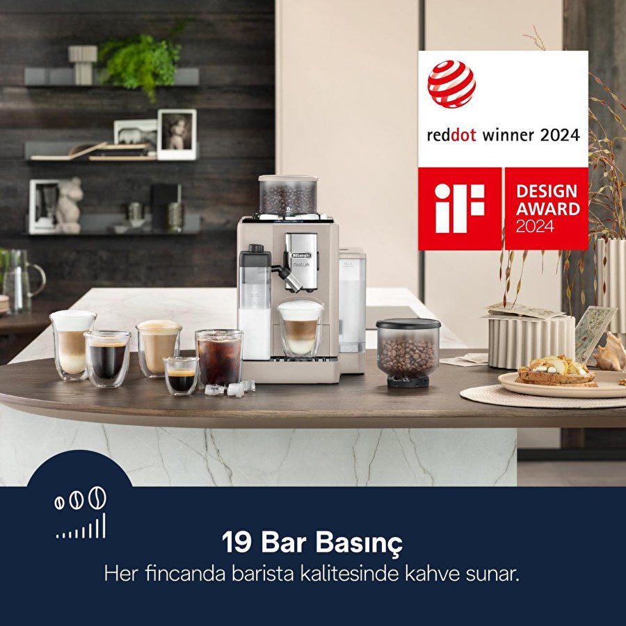 Delonghi Rivelia, Exam440.55.bg Tam Otomatik Espresso Kahve Makinesi