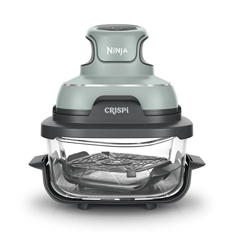 Ninja Crispi 4 in 1 Taşınabilir Cam Hazneli Pişirme Sistemi - Sage Green