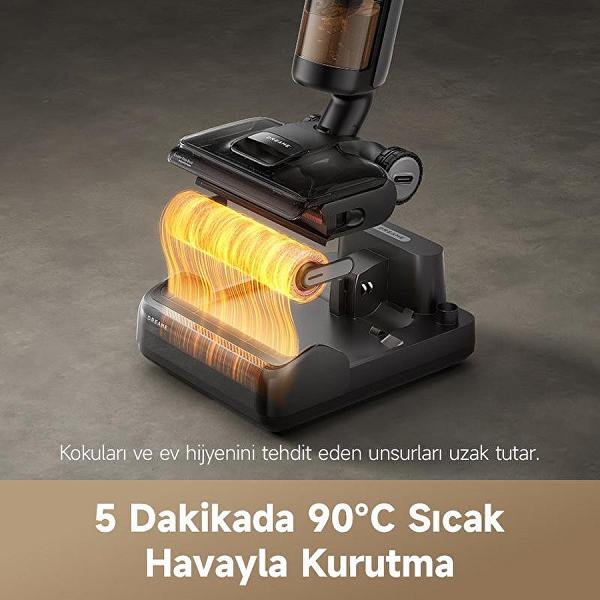 Dreame H12 Pro Flexreach Islak Ve Kuru Süpürge, 18.000 Pa Güçlü Vakum