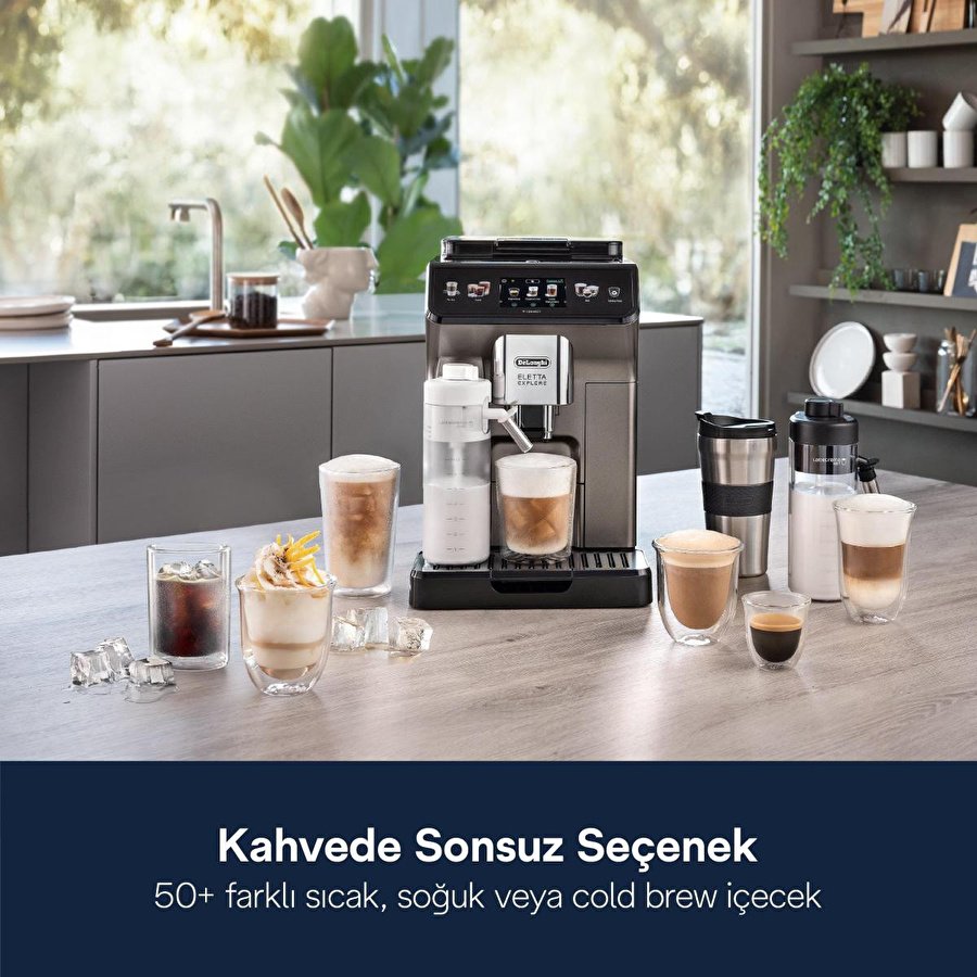 Delonghi Eletta Explore, Ecam450.86.t Tam Otomatik Espresso Kahve Makinesi
