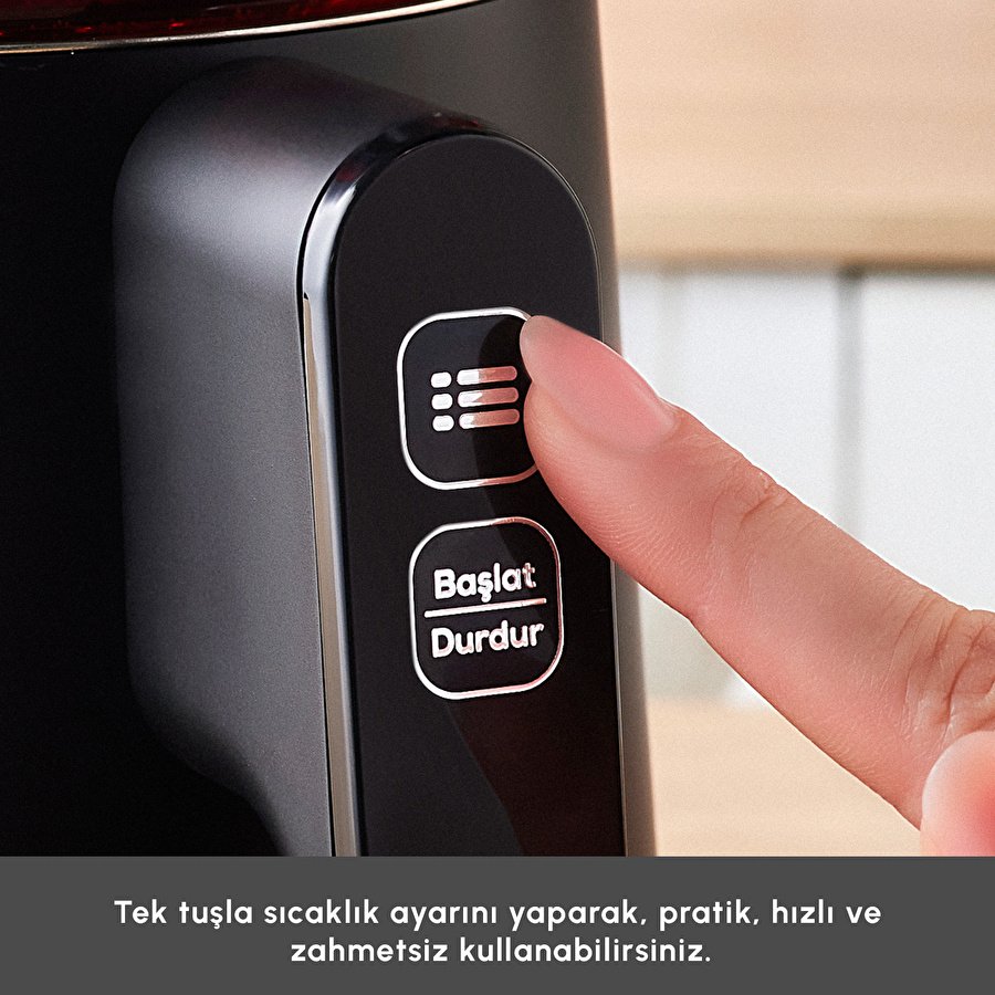Karaca Cool Touch 1502 Çift Cidarlı Dijital Ekran Çay Makinesi Black